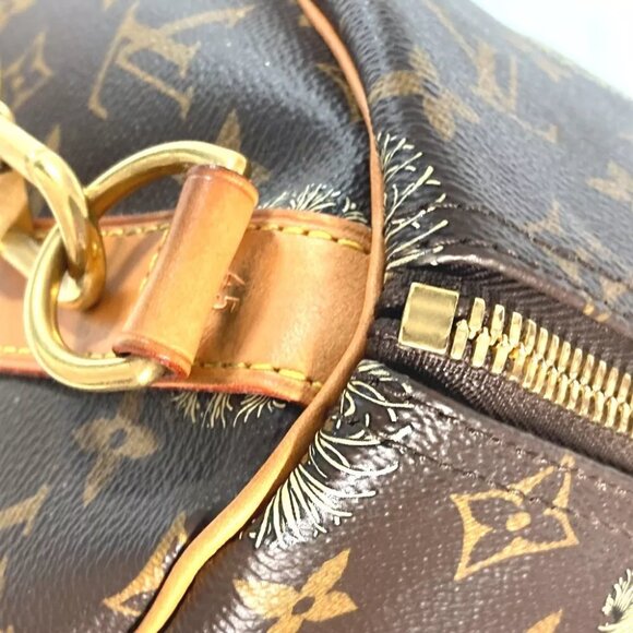 LOUIS VUITTON Monogram Christopher Nemeth collab KeepallBandouliere45 Duffle Bag - Picture 7 of 16
